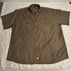 DIXXON WORKFORCE S/S Button up Shirt Sz 5XL